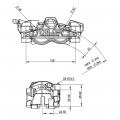 Talos X50 High-Performance Motorcycle Brake Caliper Braking System